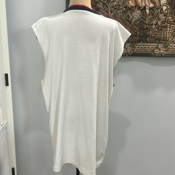 Raw Blue 3D Boxing Gloves Sleeveless Shirt. - Picture 4 of 11